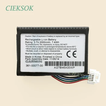 

Li-ion Battery 3.7V 2000mAh 361-00077-00 for Motorcycle Navigator Replacement Spare Parts