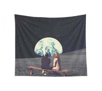 

We Used To Live There Printed Tapestry Wall Hanging Traveling Camping Yoga Mat Home Decoration Beach Towel Tapestry