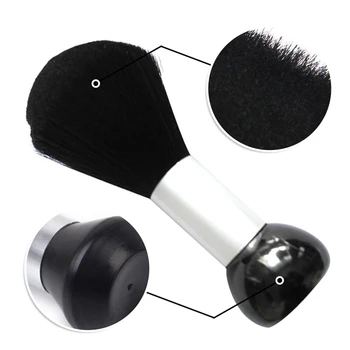 

1PC Professional Soft Black Neck Face Duster Brushes Barber Hair Clean Hairbrush Salon Cutting Hairdressing Styling Makeup Tool