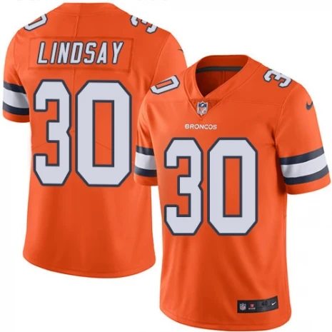 Мужская Черная майка Denver Phillip Lindsay Broncos - Цвет: AS PICTURE