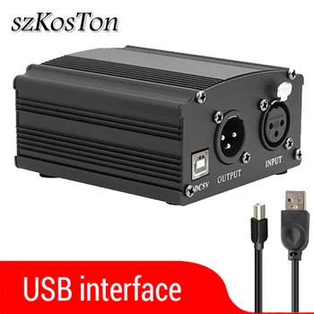 

USB Phantom Power for bm 800 Studio Microphone Audio Interface bm800 Karaoke Condenser Microphone Phantom Power for bm-800 Mic