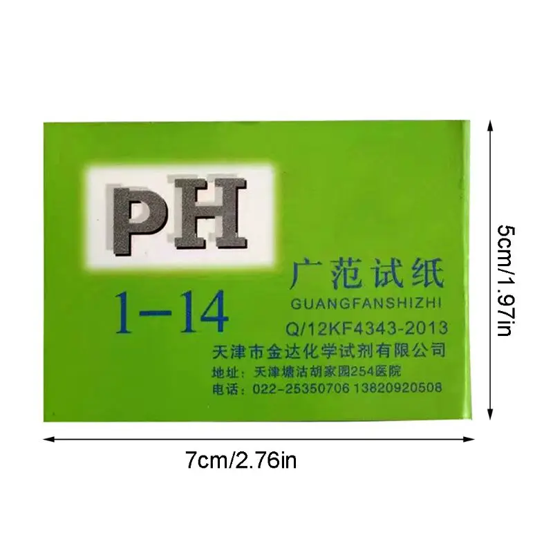 80Pcs Multipurpose pH Test Strips Universal Full Litmus Paper 1-14 Acidic Alkaline Urine Lab Soil