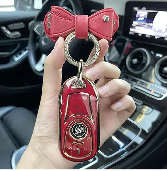 Nuova copertura della cassa chiave dell'automobile di TPU per Buick Envision Vervno GS 20T 28T Encore nuovo LACROSSE Opel Astra k accessori Auto Auto portachiavi - Nuova copertura della cassa chiave dell automobile di TPU per Buick Envision Vervno GS 20T