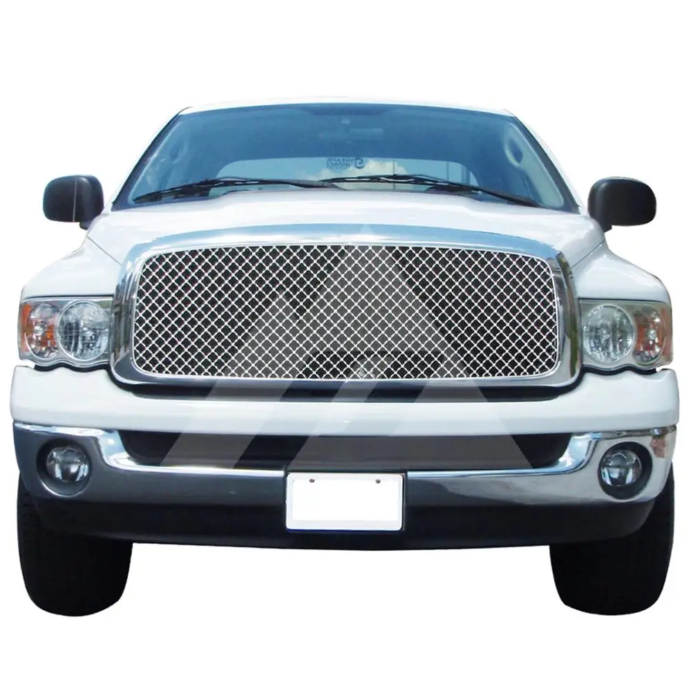 Для 02-05 Dodge Ram 1500/03-06 Dodge Ram 2500/03-06 Dodge Ram 3500 ABS Хромированная сетка упакованная решетка