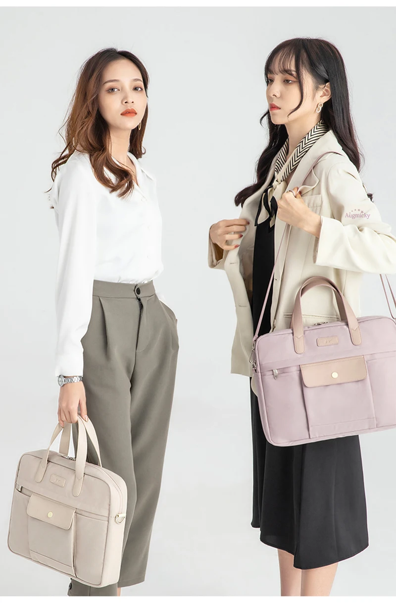 Bolsa para laptop para mulheres, pasta para