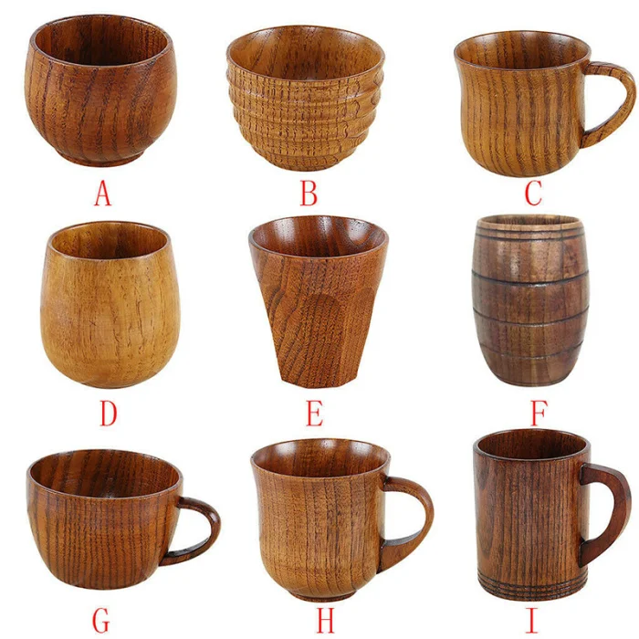 Деревянная термоизоляционная чашка для кофе, пива, питьевой чашки для защиты окружающей среды, чашка QP2