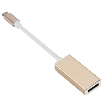 

USB-C USB 3.1 TYPE-C to DP Display Port Converter Cable Hub Video AV Cord Adapter for Macbook Converter Type-c Adapter