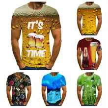 Camiseta divertida de cerveza para hombre y mujer, camiseta de manga corta, Tops Unisex, ropa 2021
