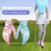 1 шт., женские перчатки для гольфа, для левой и правой руки, спортивные перчатки, ткань для гольфа, дышащие, защита ладоней, G66