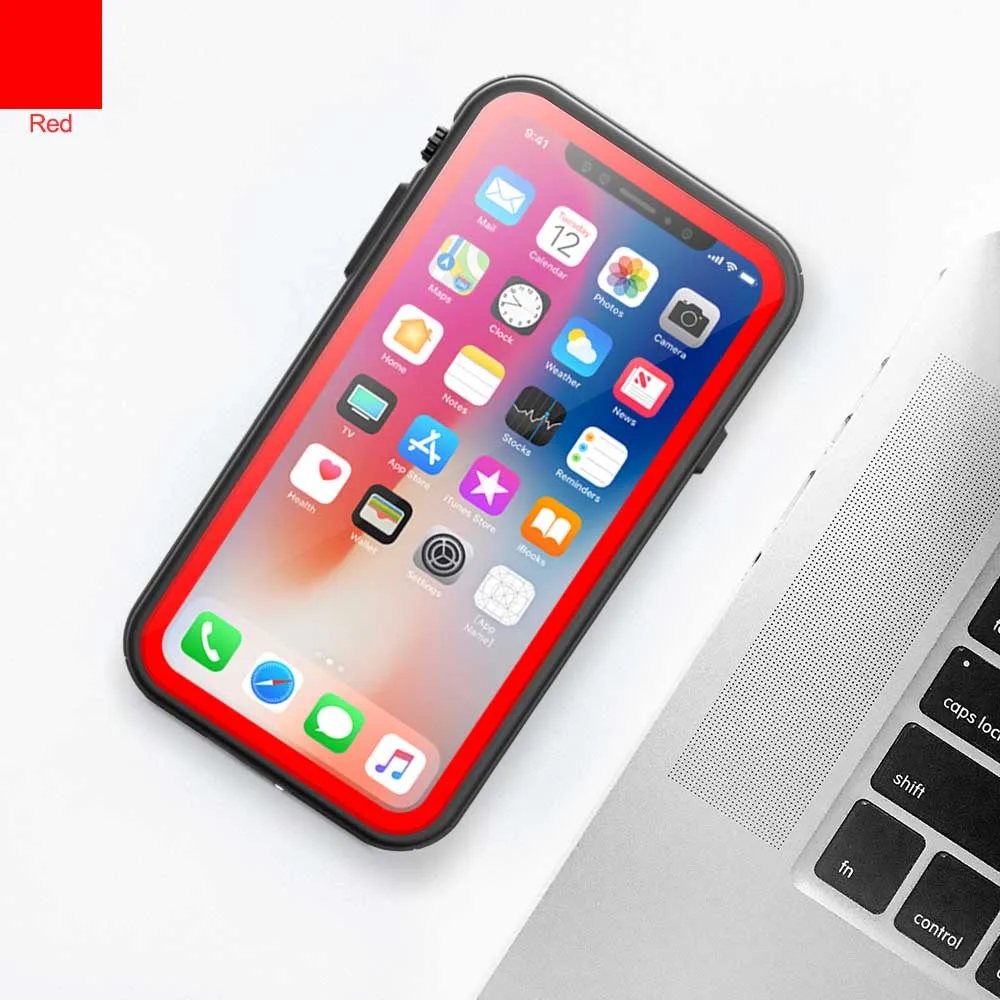 360 полная защита настоящий водонепроницаемый чехол для iPhone XS XR XS Max армированный чехол-накладка для iPhone x xs max xr Fundas case противоударный