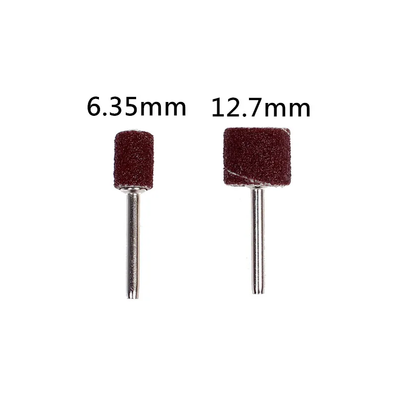 102pcs/set Sanding Drums Kit 80Grit Sanding Band 1/2 1/4 Inch Sand Mandrels Fit for Dremel Nail Drill Rotary Abrasive Tools