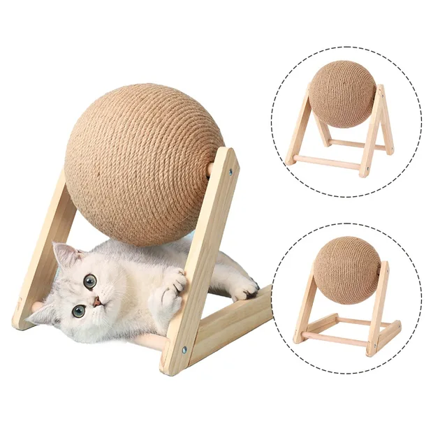 Katze Scratcher Ball Spielzeug f r Katzen Katze Kratzen Ball Rad f r katzen Sisal Seil