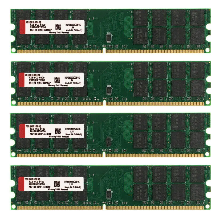 16gb 4x4gb Pc2-6400 Ddr2-800mhz 240pin Amd Dedicated Desktop Memory Ram  1.8v Sdram Only For Amd,not For Intel Motherboard Or Cpu - Rams - AliExpress