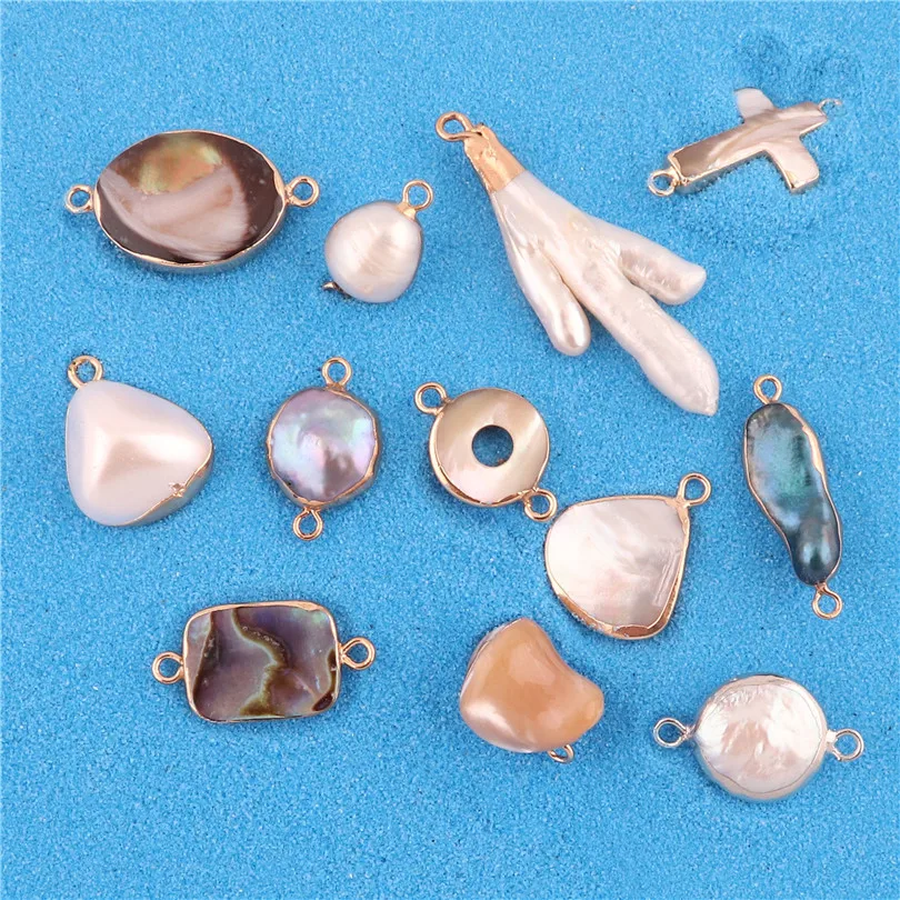 2 шт. жемчужные бусины-подвески в форме листьев | Украшения и аксессуары