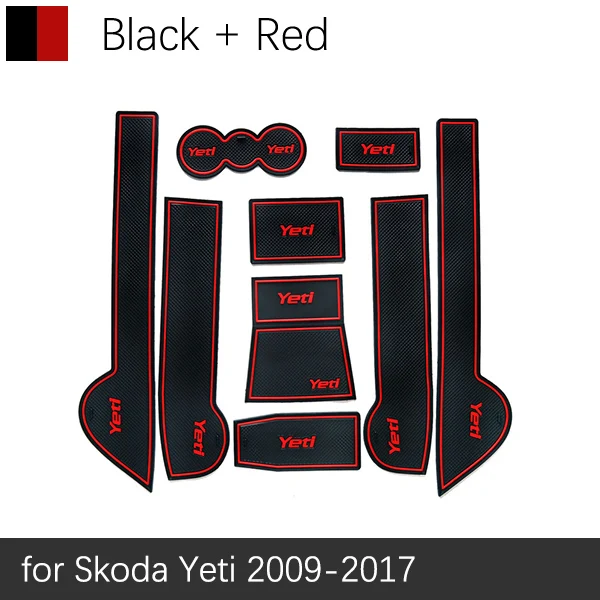 Грязный коврик для Skoda Yeti 2009 2010 2011 2012 2013 Yeti аксессуары для двери паз ворота слот подставка
