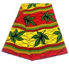 Африканский Анкара материал 6 ярдов африканская одежда восковая ткань Африканская набивная хлопок настоящая мягкая восковая ткань для женского платья 0038