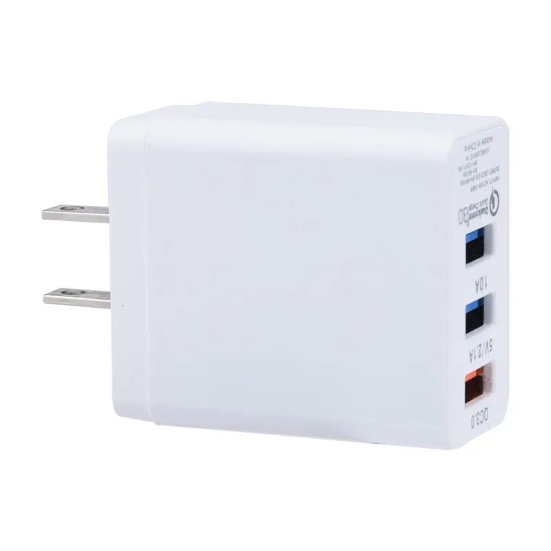EPULA 2.1A быстрое зарядное устройство 3 USB зарядное устройство для iPhone X XS samsung Xiaomi 9 huawei Tablet QC 3,0 быстрое настенное зарядное устройство адаптер США