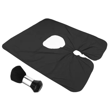 

2pcs Adults Hairdressing Cloth Anti-static Barber Cape Broken Hair Brush for Home Barber Shop Adults