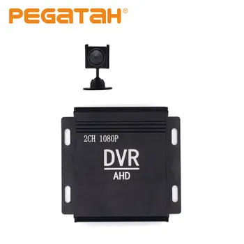 

4-inch mini dvr recorder with built-in fan 1080p 2CH CCTV DVR HD dvrS CCTV kit HDMI CVBS security system