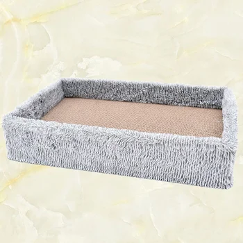 

1pc Cat Bed Versatile Durable Creative Adorable Cat Supplies Plush Cat House Cat Scratch Board Warm Bed