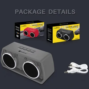 

Nr2024 Car Model Bluetooth Speaker Wireless Mini Car Audio Subwoofer Waterproof Wireless Bluetooth Speaker