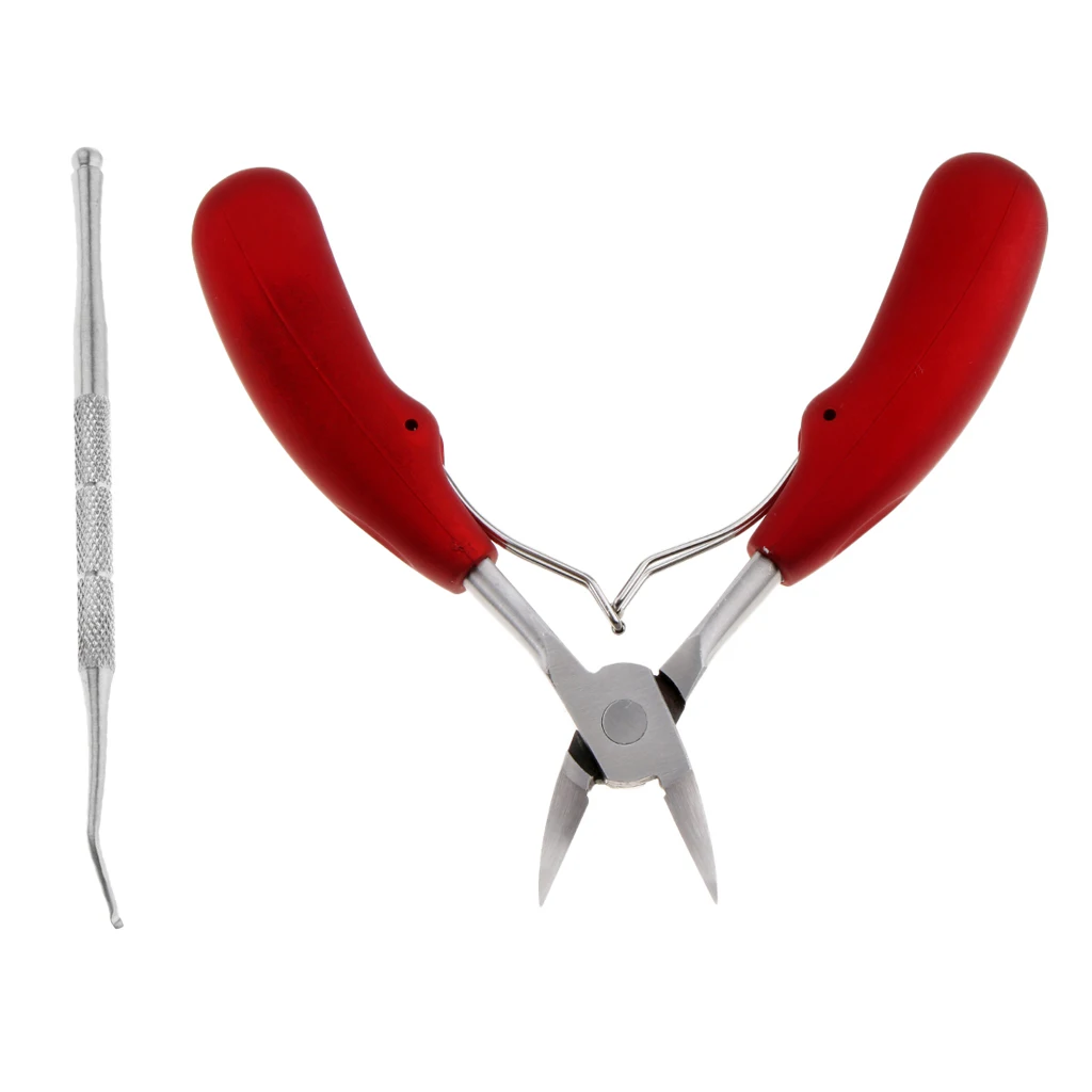 Nail Art Clipper Nipper Cuticle Cutter Ingrown Toenail Lifter Pedicure Kit