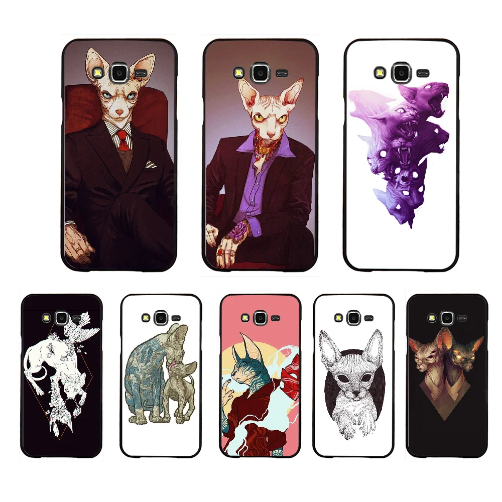 NBDRUICAI Sphynx черный ТПУ чехол для телефона корпус Samsung Galaxy J7 J8 J3 J4 J5 J6 Plus 2018 Prime|Бамперы|