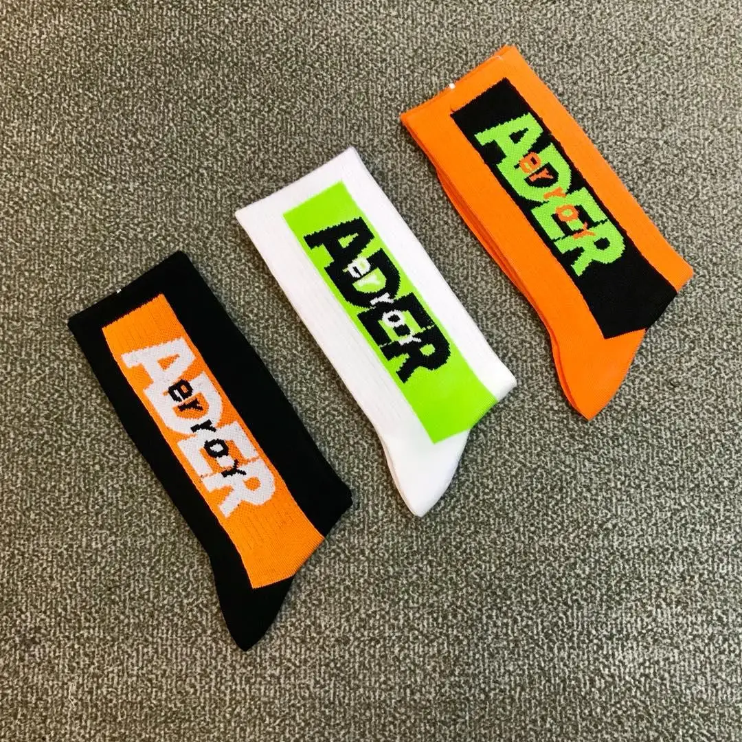 Ader Error Socks Harajuku Hip Hop Women Men Skateboard Street Dance Gift Kanye West Winter Ader Error Street Fashion Cool Socks