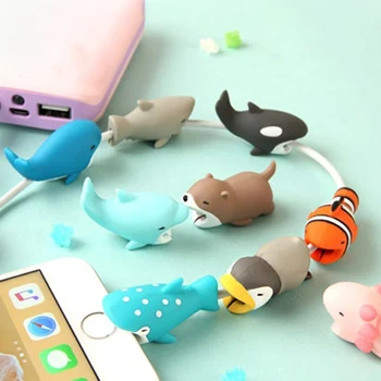 

Cable Protector Animal Bite Mini Cute Wire Protection For Apple iPhone XS 11 Pro Max XR X 10 8 7 6s Plus Charger Cabel Protector