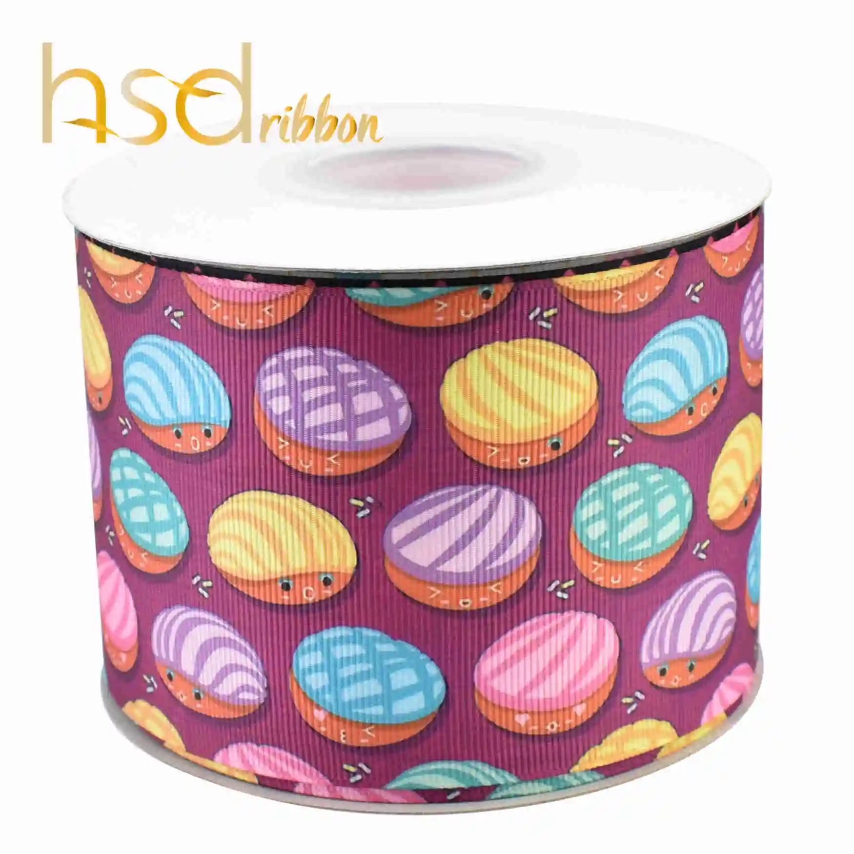 HSDRibbon 16 мм 22 мм 38 мм 75 мм Заказная печатная hsd-дизайн Мехико HT Grosgrain лента 50 ярдов/рулон - Цвет: 02896
