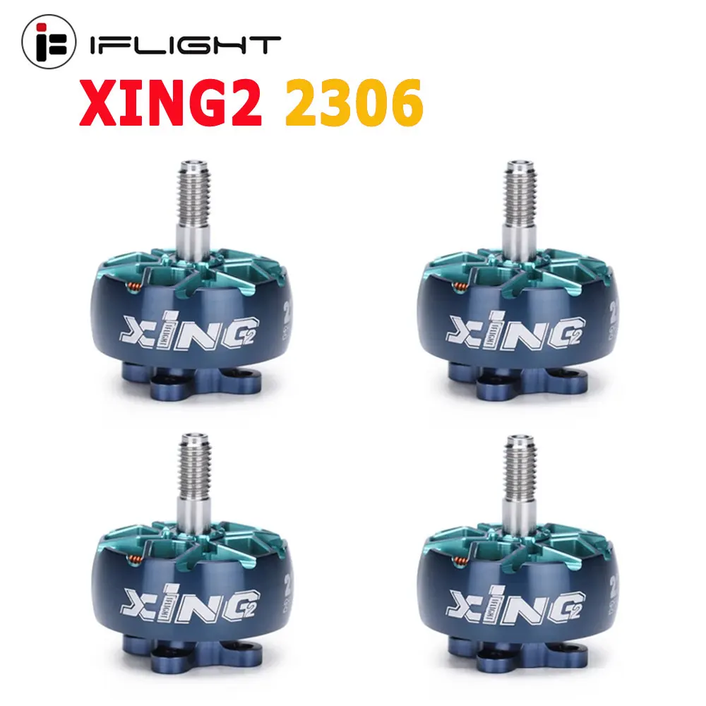 

IFlight XING2 2306 2555KV / 1755KV 4S-6S FPV Brushless Motor Unibell compatible Nazgul 5inch propeller for FPV Racing Drone part