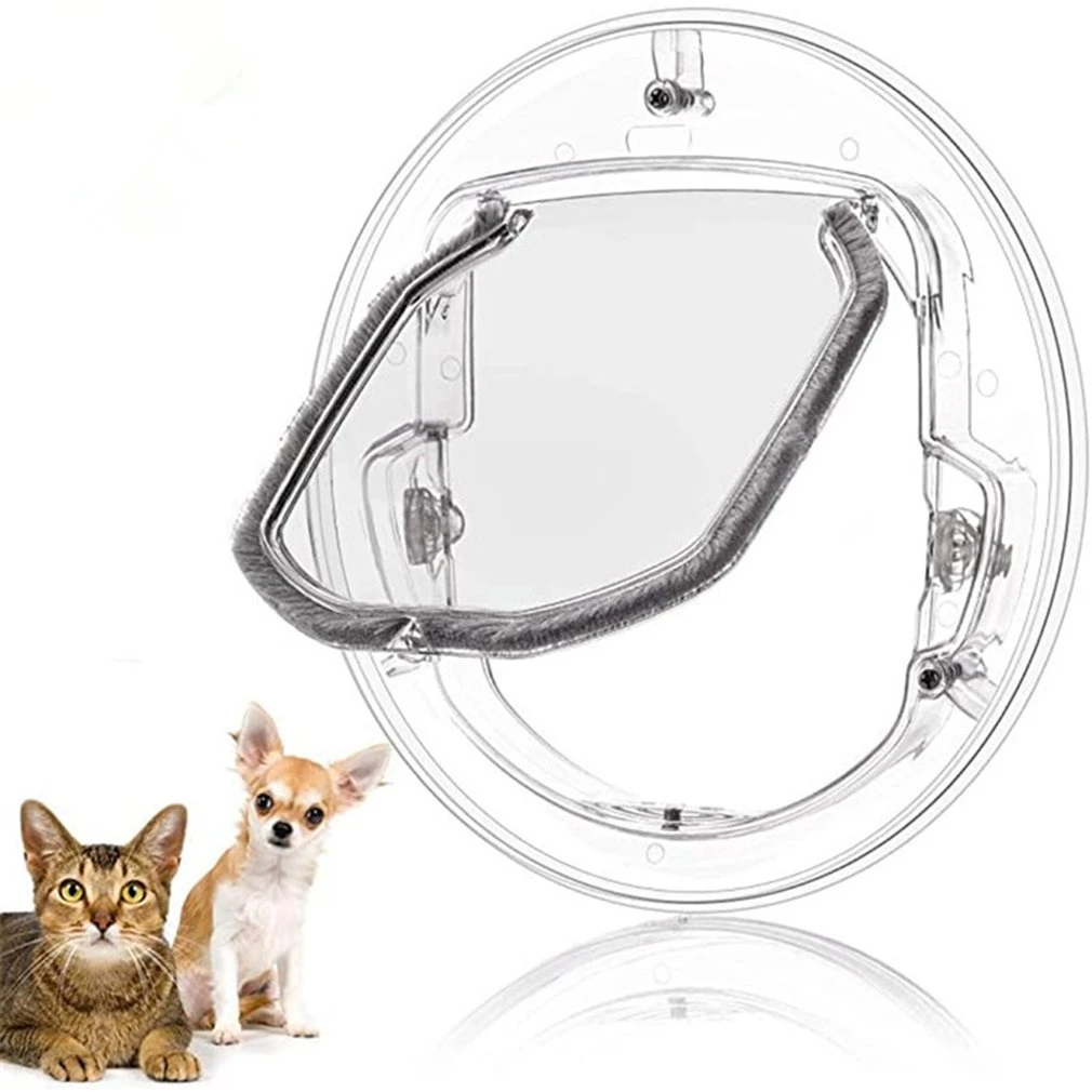 Pet Door With Lock For Cat Puppy Dog Door With Lock Transparent Round Door For Screen Window Sliding Glass Door Glass Window Dog Doors Ramps Aliexpress