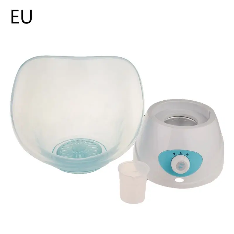 Blue EU Пароварка для лица, Глубокое Очищающее средство, распылитель тумана, спа паровой инструмент для ухода за кожей - Цвет: Blue EU