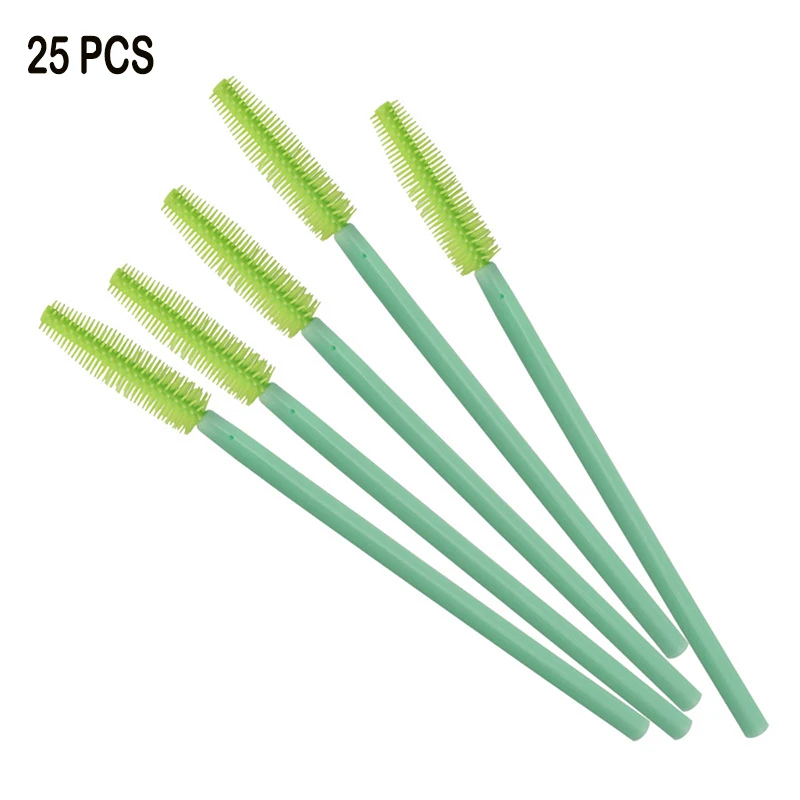 50pcs Disposable Eyelash Brush Makeup Brushes Mascara Wands Applicator Spoolers Eyebrow Brush For Eyelash Extension Makeup Tools - Handle Color: 11