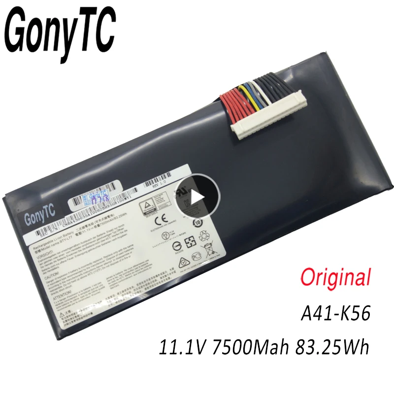 GONYTC BTY L77 ноутбук Батарея для MSI GT72 2QD GT72S 6QF GT80 2QE GT80S WT72 MS 1781 1783 2PE 022CN 1019XCN
