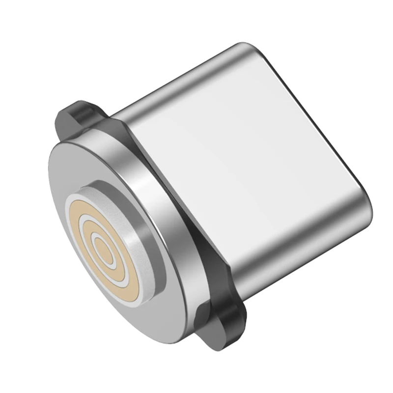 Only Plug Магнитный кабель USLION 3A Micro usb type C адаптер для быстрой зарядки Micro type-C магнитное зарядное устройство для iPhone 7 samsung S10 Plus xiaomi - Цвет: Only Plug