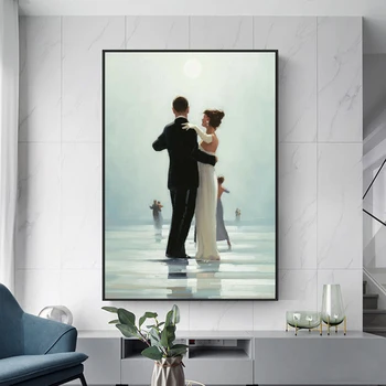 

Dance Me To The End Of Love Oil Painting on Canvas Posters and Prints Wall Art Picture Graphic for Living Room Home Design Decor