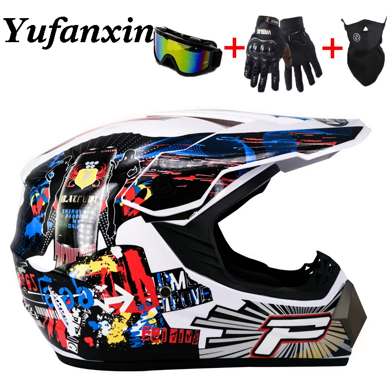 Tanie Super fajny motocykl terenowy kask ATV motor terenowy kask mtb Downhill kask fullface darmowe 3 prezenty i dużo pojemności projektowych