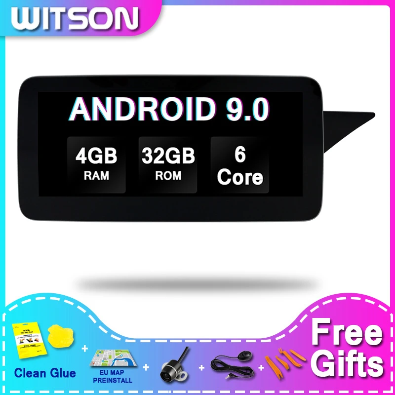 WITSON Mercedes Benz большой экран Android 9 0 автомобильный DVD Gps для MERCEDES BENZ E Class sedan W212 E200 E230 E260