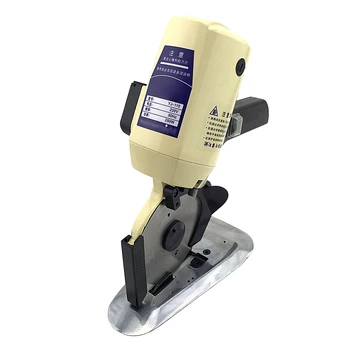 Best YJ-110 Type Electric Cloth Cutter Fabric Cutting Machine Fabric Round Knife Cutting Machine Electric Hand Push Scissors
