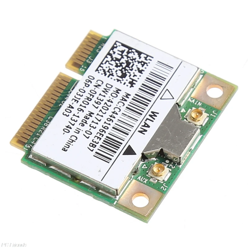 54 М беспроводная Wifi Мини карта PCI E для Dell DW1397 0KW770 Broadcom BCM94312HMG2L|Сетевые карты| |
