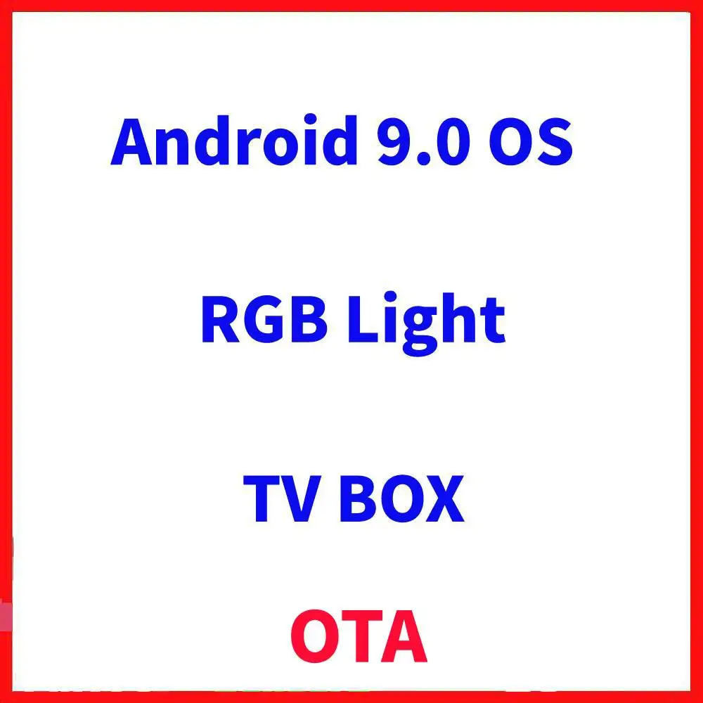  RGB Light Amlogic S905X3 Smart TV Box Android 9.0 4GB RAM 64GB ROM A95X F3 Max Support 8K Flex Medi