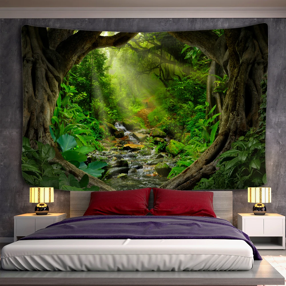 Forest Bedroom Decor: How This Tapestry Transformed My Sleep Space Into a  Peaceful Woodland Retreat, image size:1000x1000