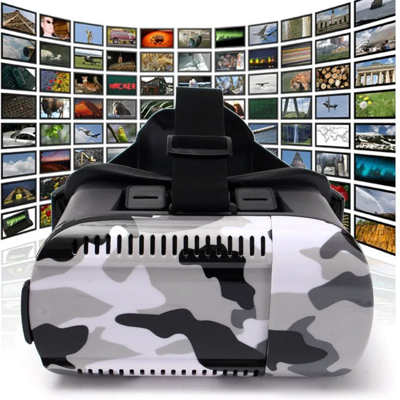 3D VR очки Очки виртуальной реальности улучшенная версия иммерсивные очки фильмы для iPhone от 4,5 до 6 дюймов Android телефон