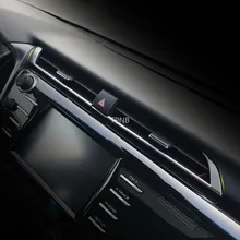Для Toyota Camry 8th XV70 нержавеющая сталь кондиционер промежуточный воздушный выход крышка отделка автомобиля аксессуары для укладки