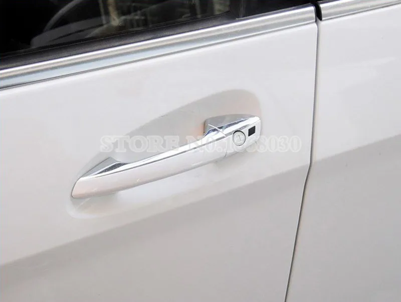 Внешняя крышка дверной ручки автомобиля отделка 8 шт. для Mercedes Benz GLE GLS W166 X166 2015 2019
