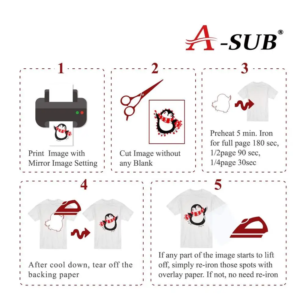 A4 футболка трансферная бумага струйная печать фотобумага светильник цвета 100%