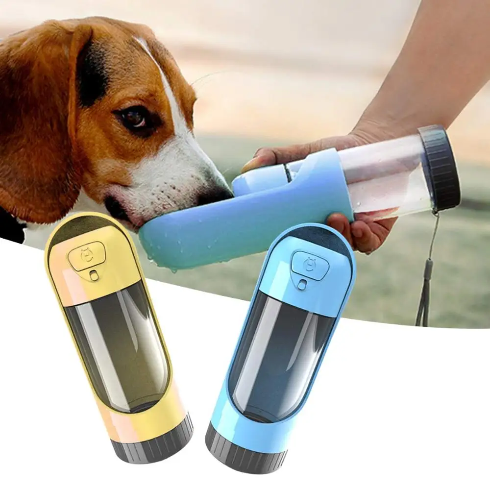New Portable Pet Dog Water Bottle Drinking Bowls For Small Large Dogs Feeding Dispenser Cat Activated Carbon Filter Bowl | Дом и сад