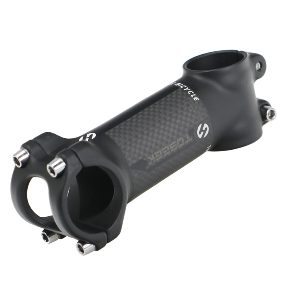 High Strength Durable Easy Install Accessories Cycling Mountain Bike Carbon Fiber Aluminum Alloy Bicycle Stem Practical Spare
