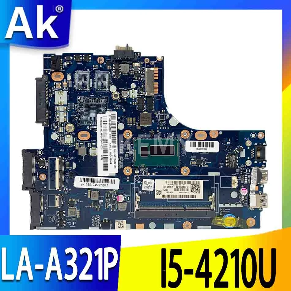 ZIUS6 / S7 LA-A321P материнская плата для For Lenovo S410 S40-70 M40-70 ноутбука CPU i5 4200U/4210U DDR3 100%